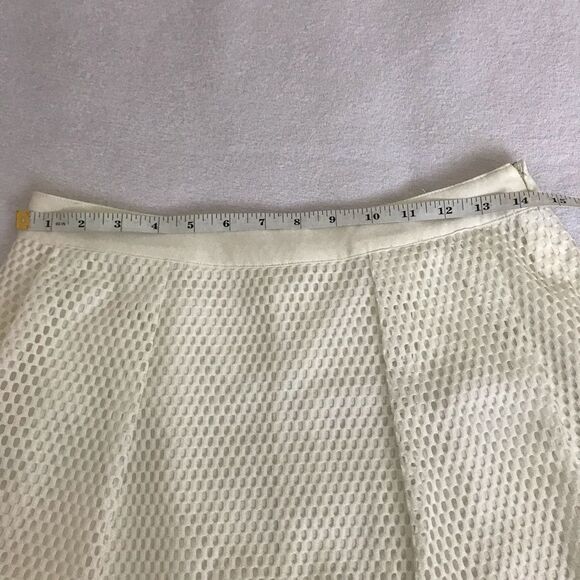 J.O.A Los Angeles White Shorts Net Outer Style Medium - Picture 7 of 12